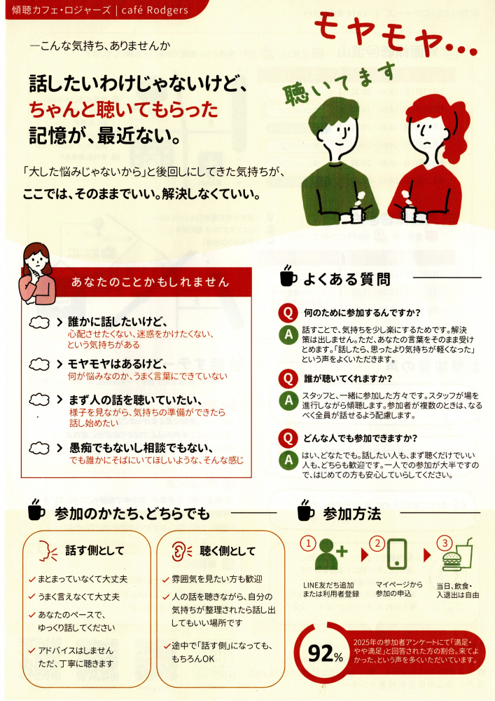 傾聴カフェ・ロジャーズ